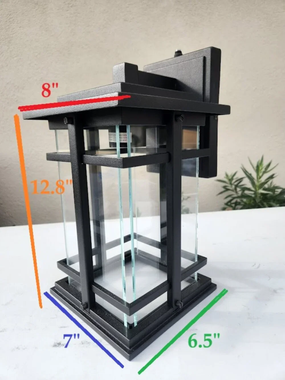 NEW Lutec Craftsman Outdoor Coach Light Lantern Lighting Wall Hardwired Electric